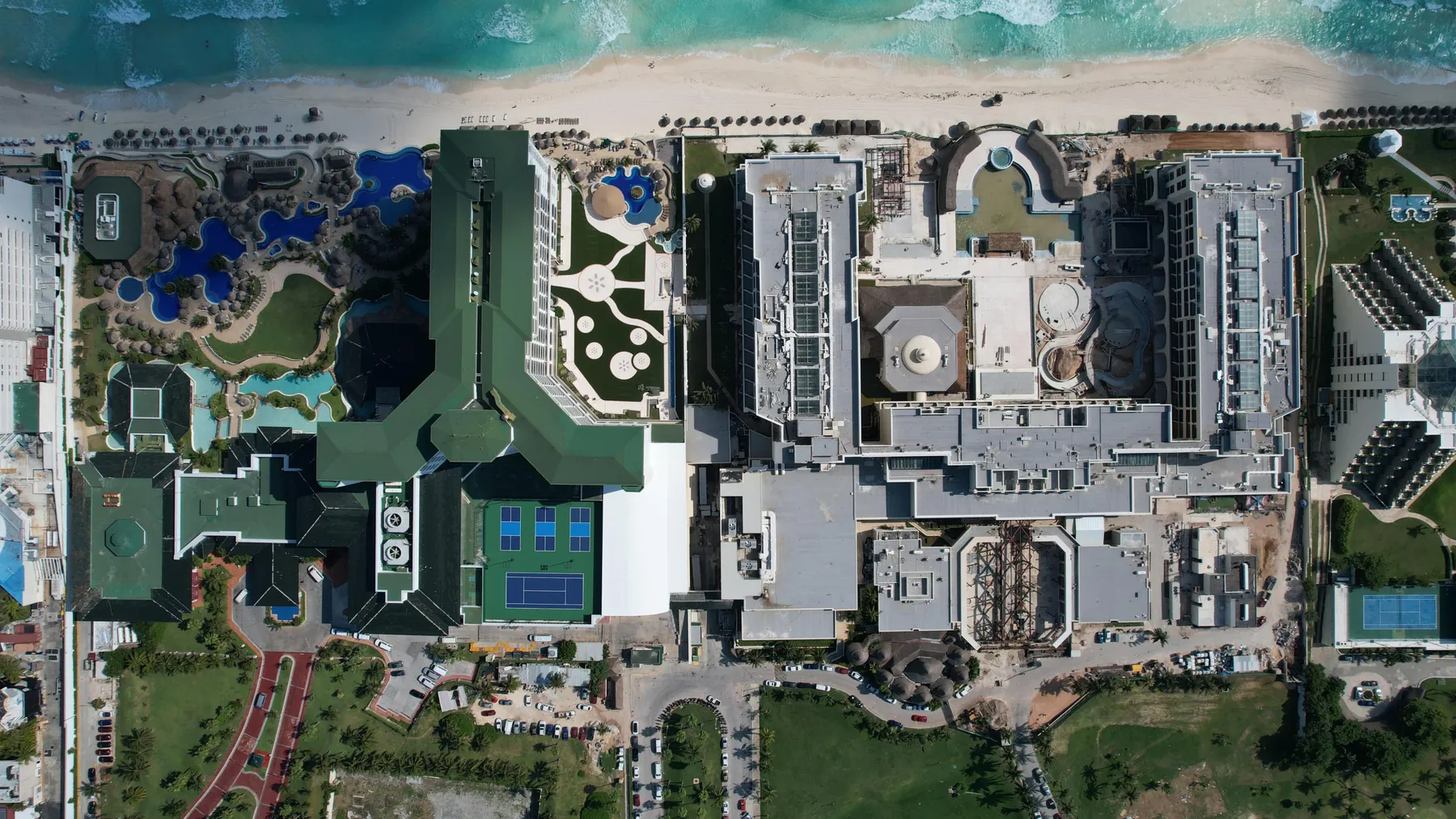 Vista aérea de JW Marriott Cancún